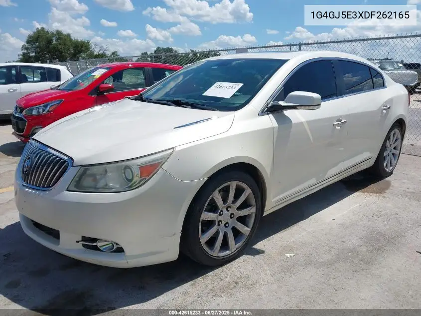 2013 Buick Lacrosse Touring Group VIN: 1G4GJ5E3XDF262165 Lot: 42615233