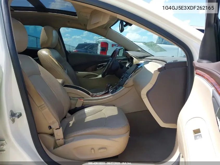 2013 Buick Lacrosse Touring Group VIN: 1G4GJ5E3XDF262165 Lot: 42615233