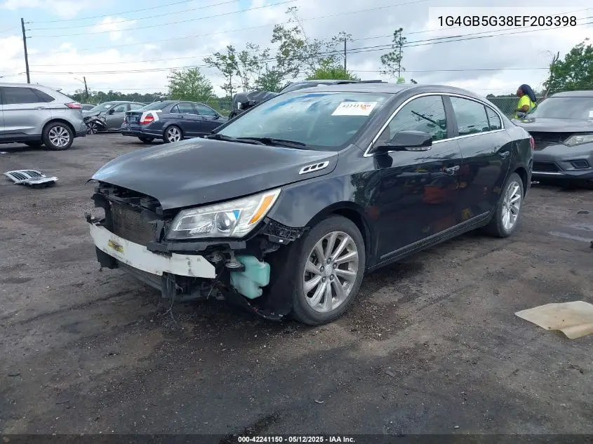2014 Buick Lacrosse Leather Group VIN: 1G4GB5G38EF203398 Lot: 42241150