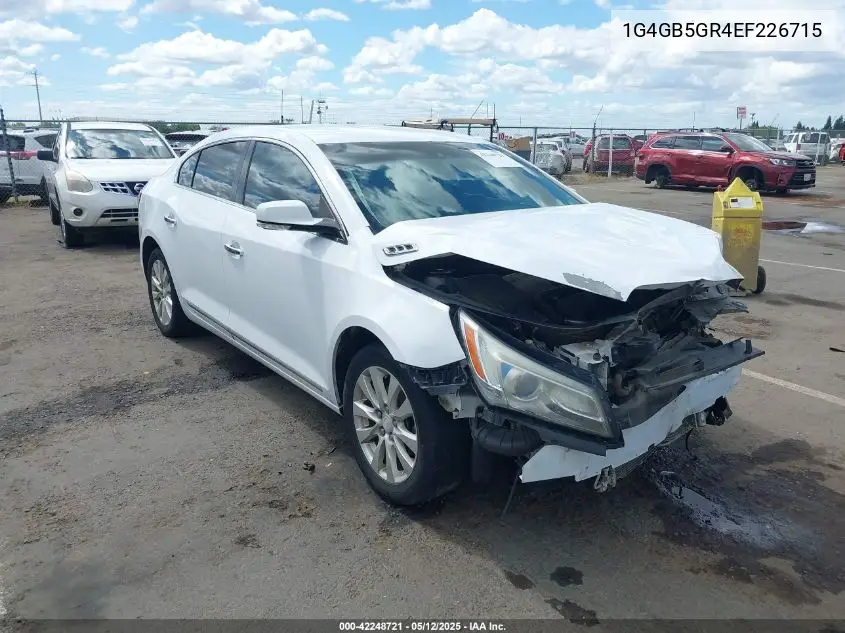 2014 Buick Lacrosse Leather Group VIN: 1G4GB5GR4EF226715 Lot: 42248721