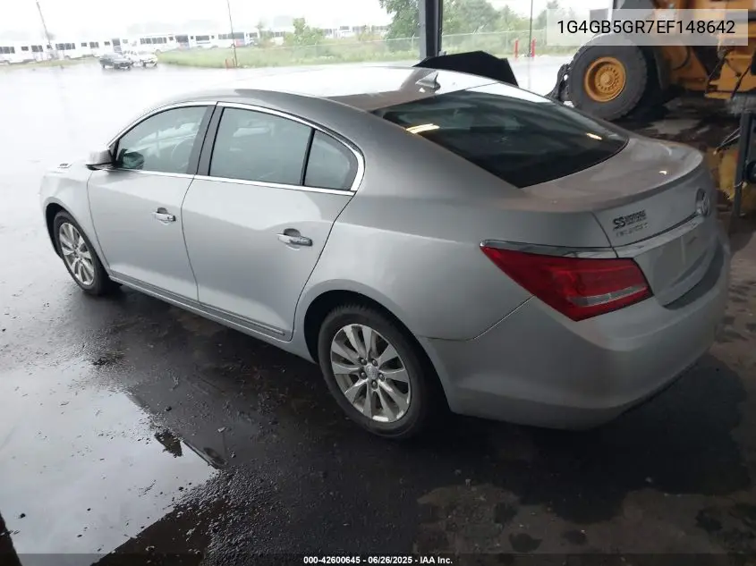 2014 Buick Lacrosse Leather Group VIN: 1G4GB5GR7EF148642 Lot: 42600645