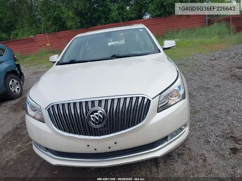 2014 Buick Lacrosse Premium I Group VIN: 1G4GD5G36EF226642 Lot: 42611309