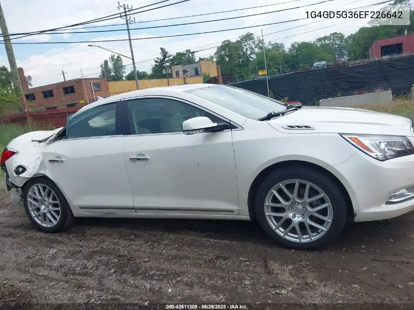 2014 Buick Lacrosse Premium I Group VIN: 1G4GD5G36EF226642 Lot: 42611309