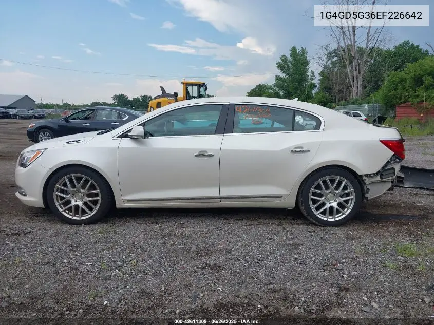 2014 Buick Lacrosse Premium I Group VIN: 1G4GD5G36EF226642 Lot: 42611309