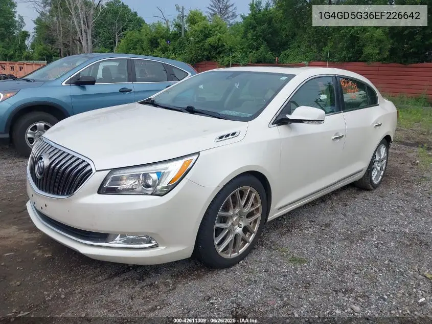 2014 Buick Lacrosse Premium I Group VIN: 1G4GD5G36EF226642 Lot: 42611309