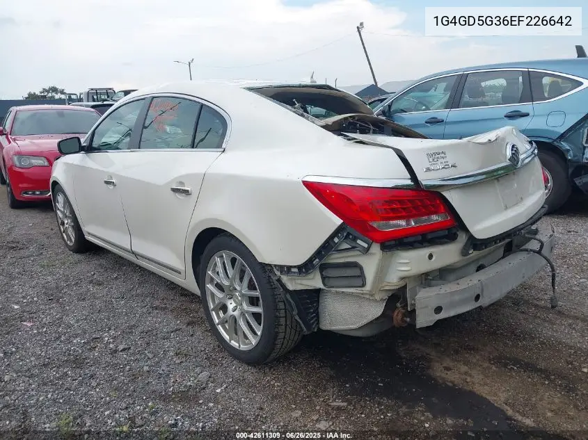 2014 Buick Lacrosse Premium I Group VIN: 1G4GD5G36EF226642 Lot: 42611309
