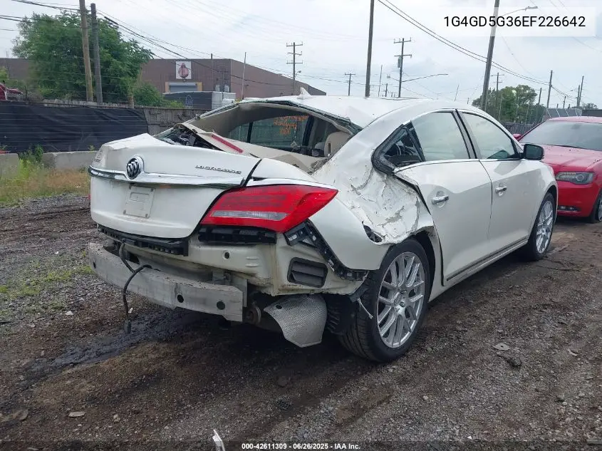 2014 Buick Lacrosse Premium I Group VIN: 1G4GD5G36EF226642 Lot: 42611309