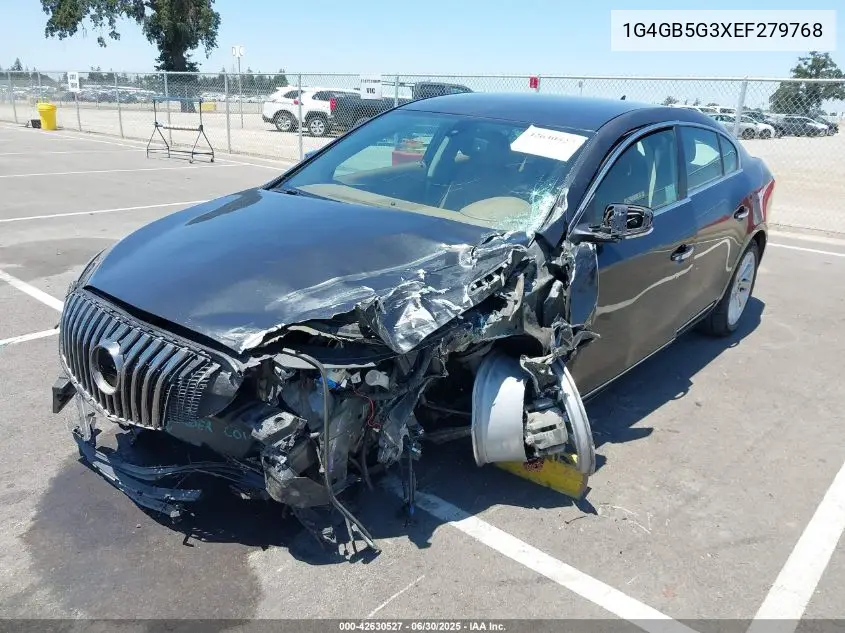 2014 Buick Lacrosse Leather Group VIN: 1G4GB5G3XEF279768 Lot: 42630527