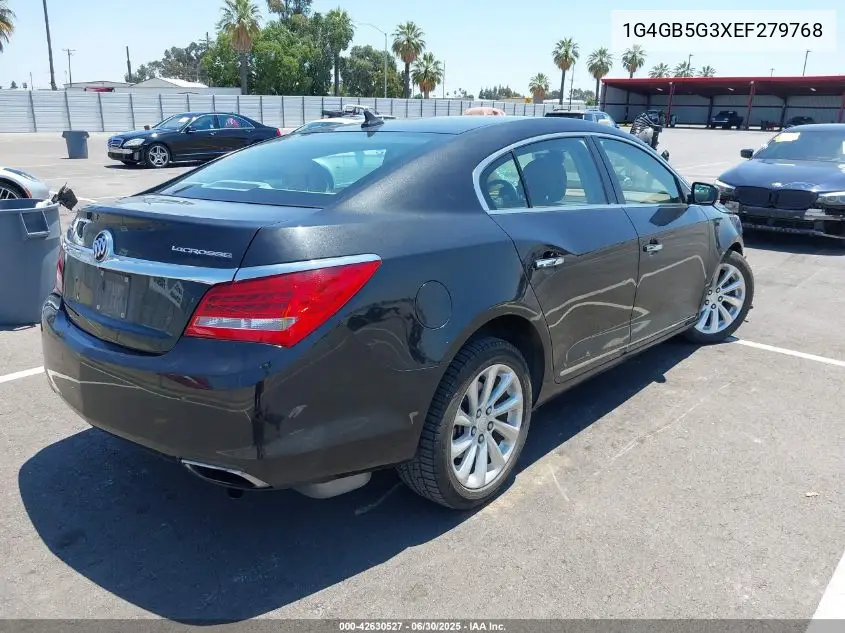 2014 Buick Lacrosse Leather Group VIN: 1G4GB5G3XEF279768 Lot: 42630527