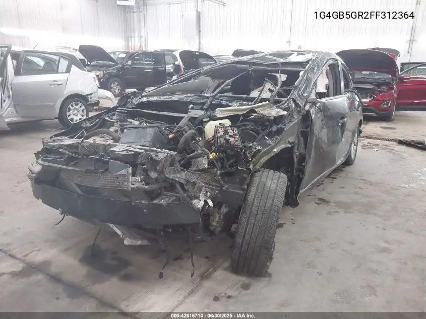 2015 Buick Lacrosse Leather VIN: 1G4GB5GR2FF312364 Lot: 42616714