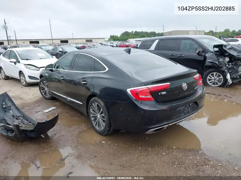 2017 Buick Lacrosse Essence VIN: 1G4ZP5SS2HU202885 Lot: 42194003