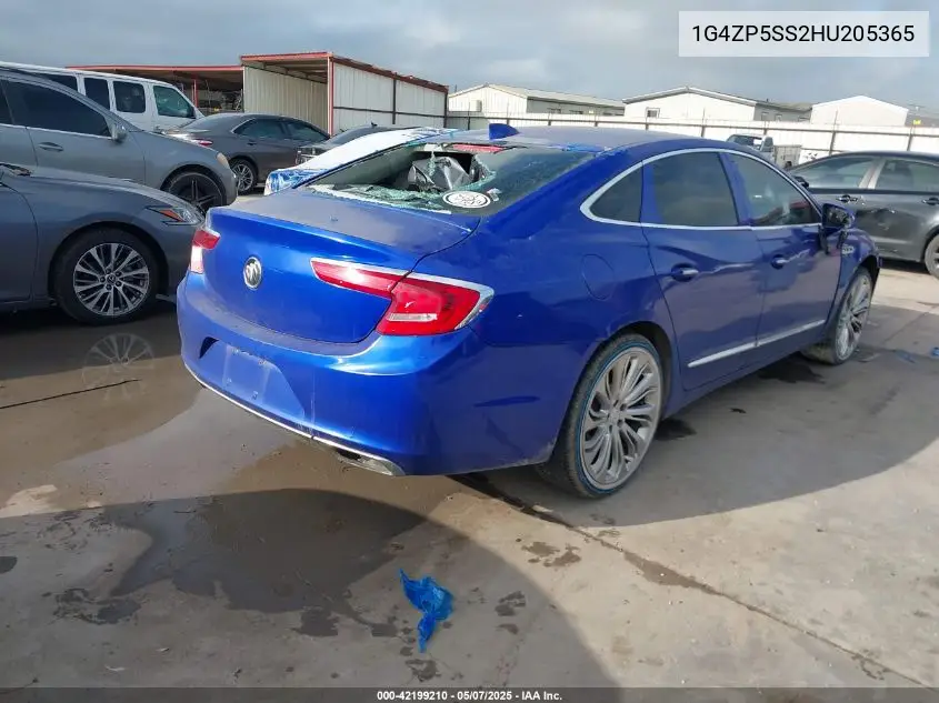 2017 Buick Lacrosse Essence VIN: 1G4ZP5SS2HU205365 Lot: 42199210