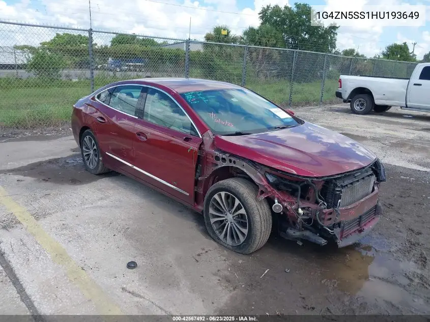 2017 Buick Lacrosse Preferred VIN: 1G4ZN5SS1HU193649 Lot: 42567492