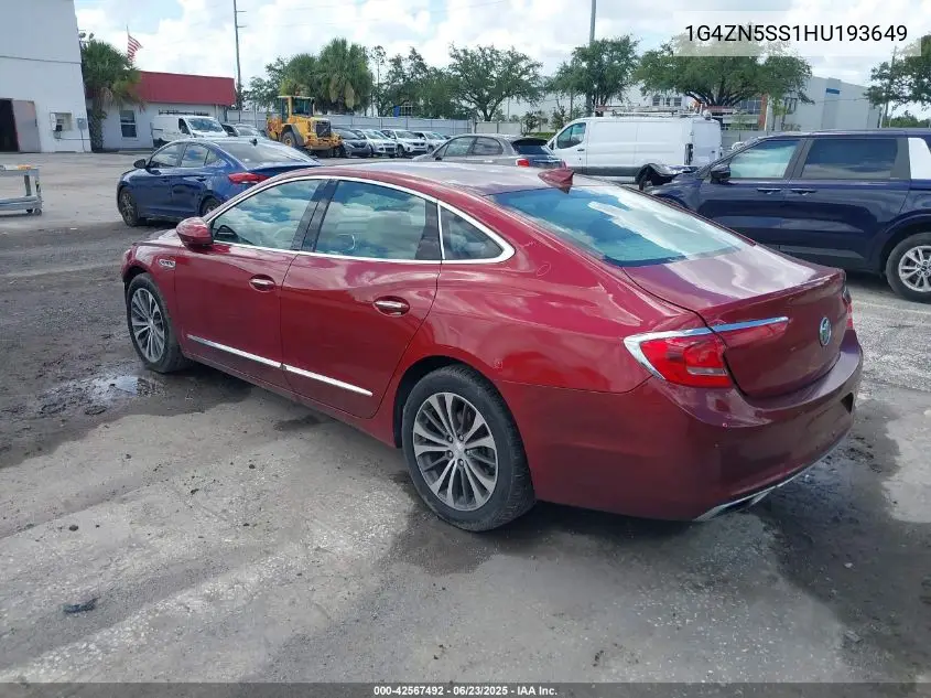 2017 Buick Lacrosse Preferred VIN: 1G4ZN5SS1HU193649 Lot: 42567492