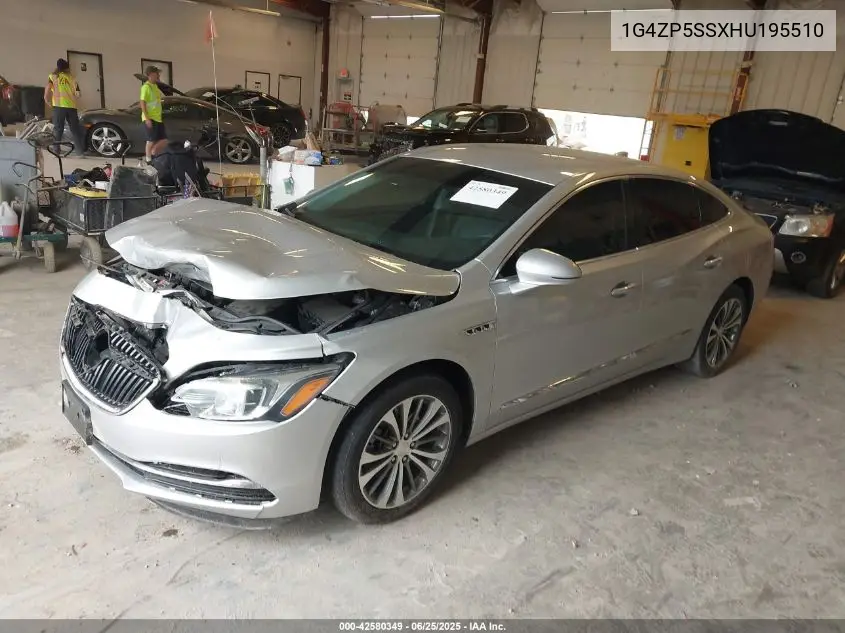 2017 Buick Lacrosse Essence VIN: 1G4ZP5SSXHU195510 Lot: 42580349