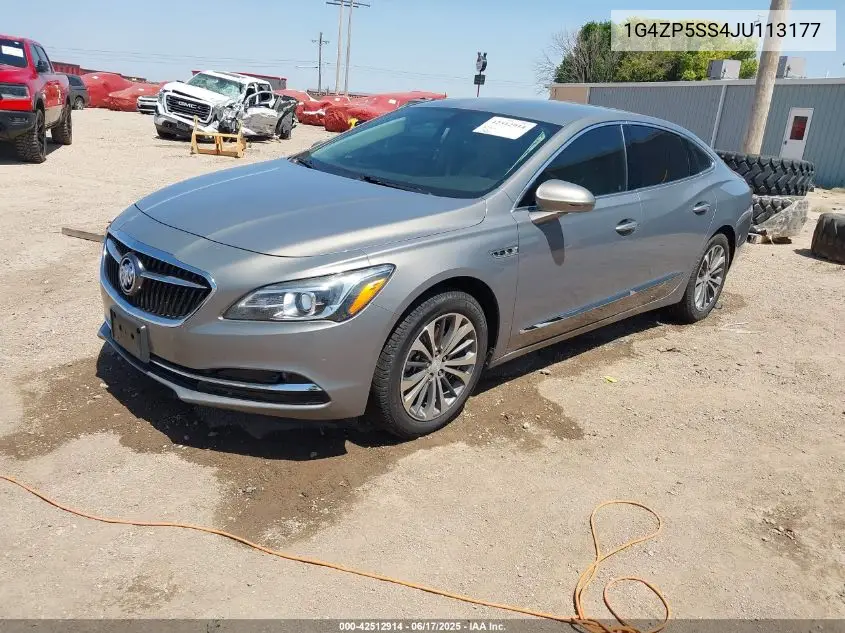 2018 Buick Lacrosse Essence VIN: 1G4ZP5SS4JU113177 Lot: 42512914