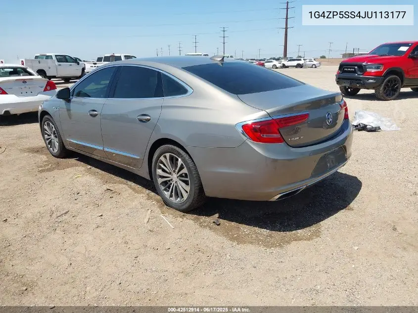 2018 Buick Lacrosse Essence VIN: 1G4ZP5SS4JU113177 Lot: 42512914