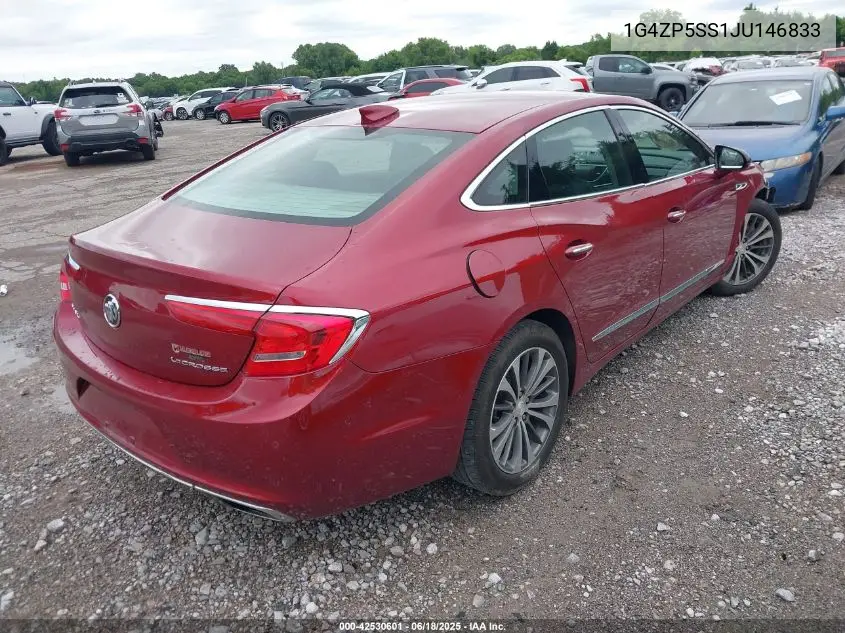 2018 Buick Lacrosse Essence VIN: 1G4ZP5SS1JU146833 Lot: 42530601