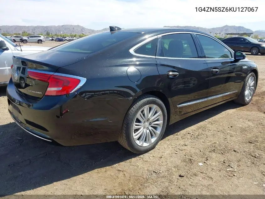 2019 Buick Lacrosse Fwd Preferred VIN: 1G4ZN5SZ6KU127067 Lot: 41991475