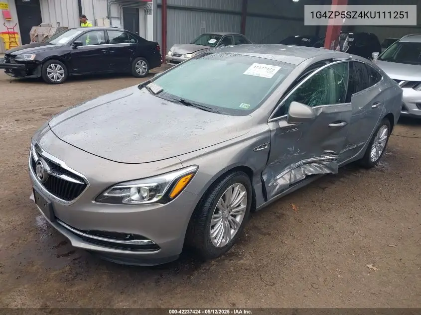 2019 Buick Lacrosse Essence VIN: 1G4ZP5SZ4KU111251 Lot: 42237424
