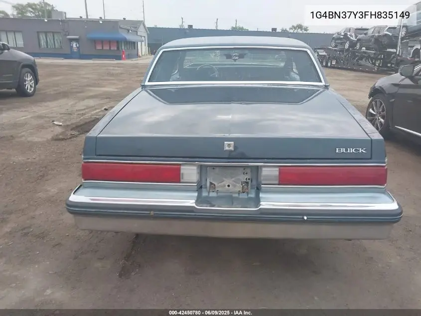 1985 Buick Lesabre Custom VIN: 1G4BN37Y3FH835149 Lot: 42450780