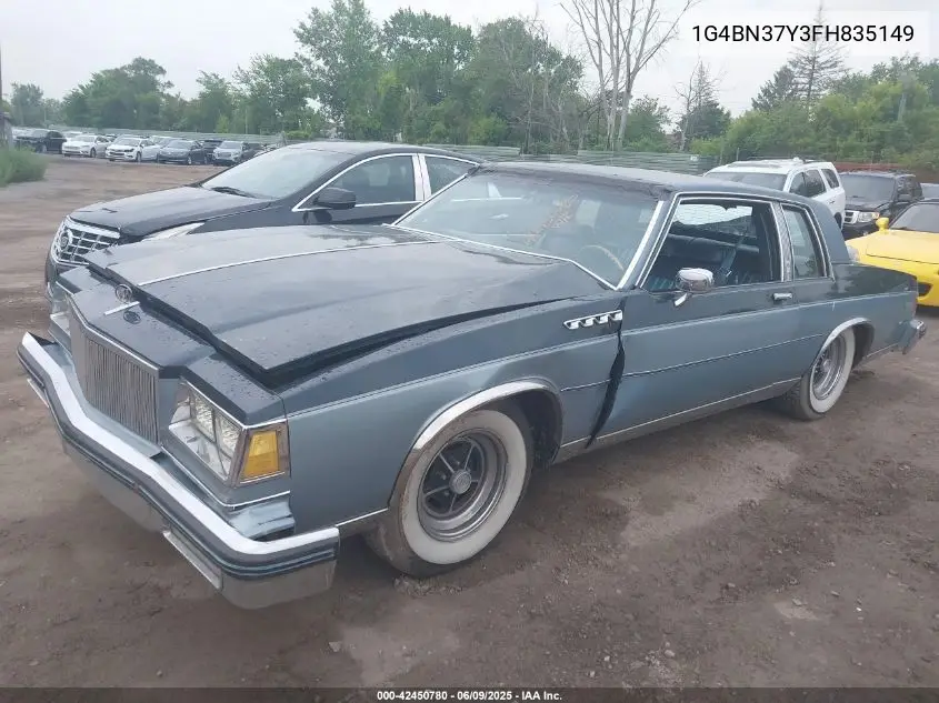 1985 Buick Lesabre Custom VIN: 1G4BN37Y3FH835149 Lot: 42450780