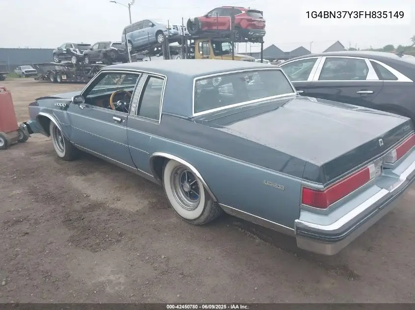 1985 Buick Lesabre Custom VIN: 1G4BN37Y3FH835149 Lot: 42450780