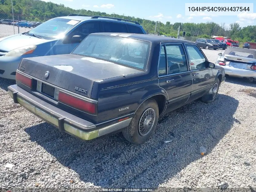 1989 Buick Lesabre Custom VIN: 1G4HP54C9KH437544 Lot: 42732040