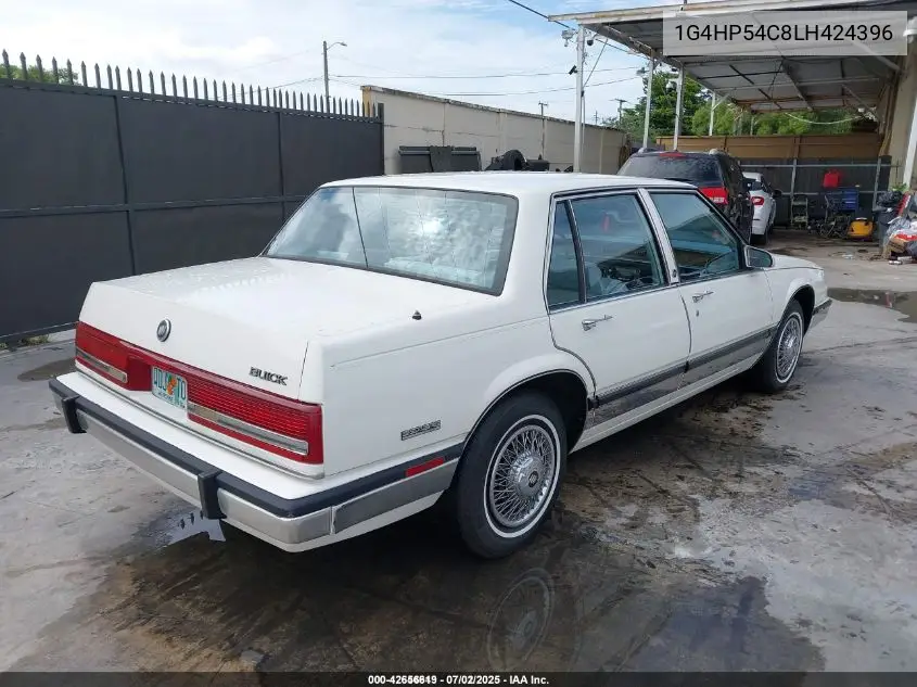 1990 Buick Lesabre Custom VIN: 1G4HP54C8LH424396 Lot: 42656619