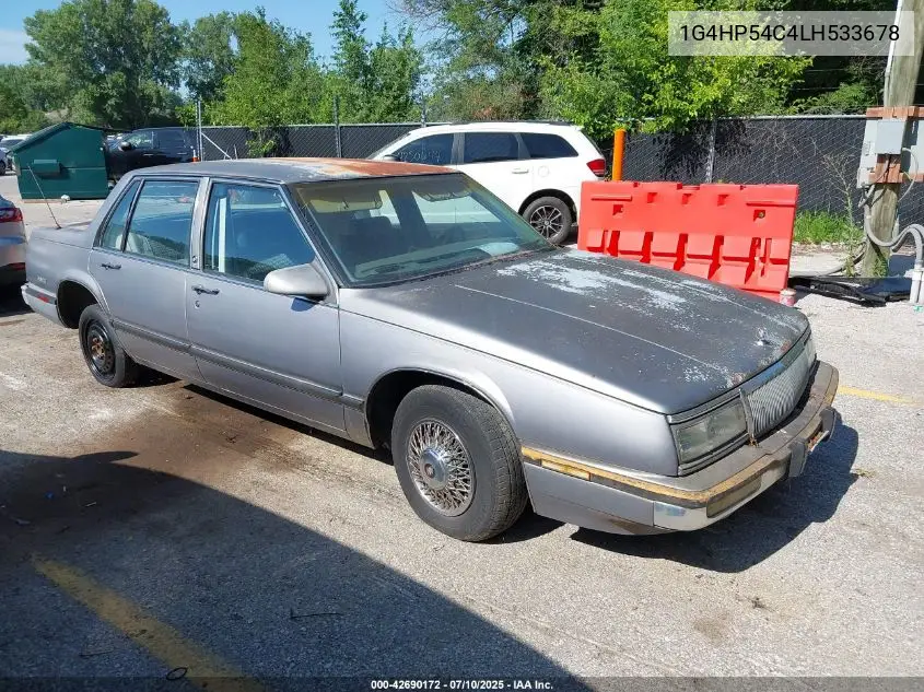 1990 Buick Lesabre Custom VIN: 1G4HP54C4LH533678 Lot: 42690172