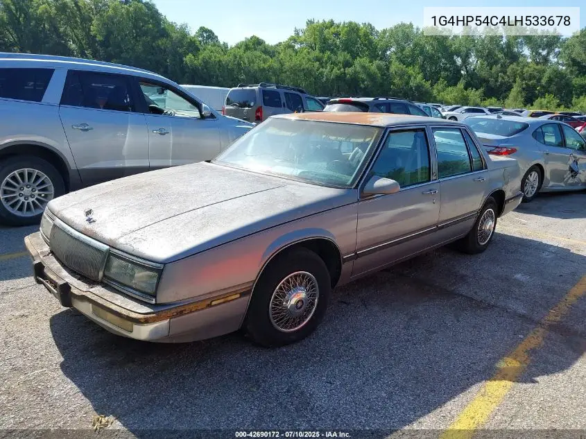 1990 Buick Lesabre Custom VIN: 1G4HP54C4LH533678 Lot: 42690172