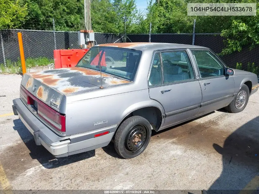 1990 Buick Lesabre Custom VIN: 1G4HP54C4LH533678 Lot: 42690172