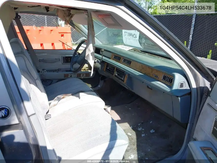1990 Buick Lesabre Custom VIN: 1G4HP54C4LH533678 Lot: 42690172