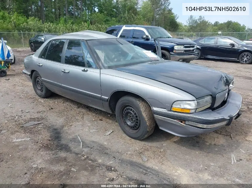 1992 Buick Lesabre Custom VIN: 1G4HP53L7NH502610 Lot: 42017644