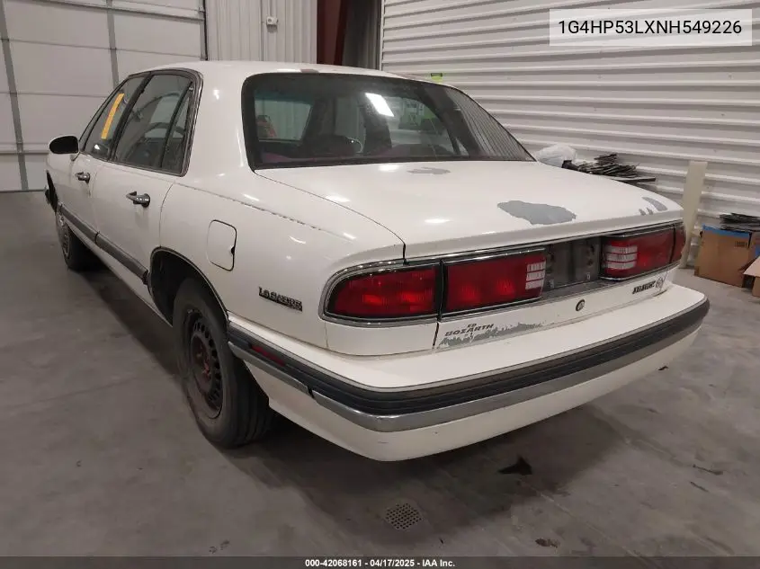 1992 Buick Lesabre Custom VIN: 1G4HP53LXNH549226 Lot: 42068161