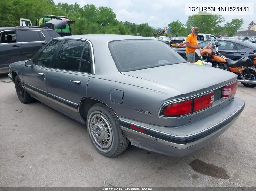 1992 Buick Lesabre Limited VIN: 1G4HR53L4NH525451 Lot: 42155116