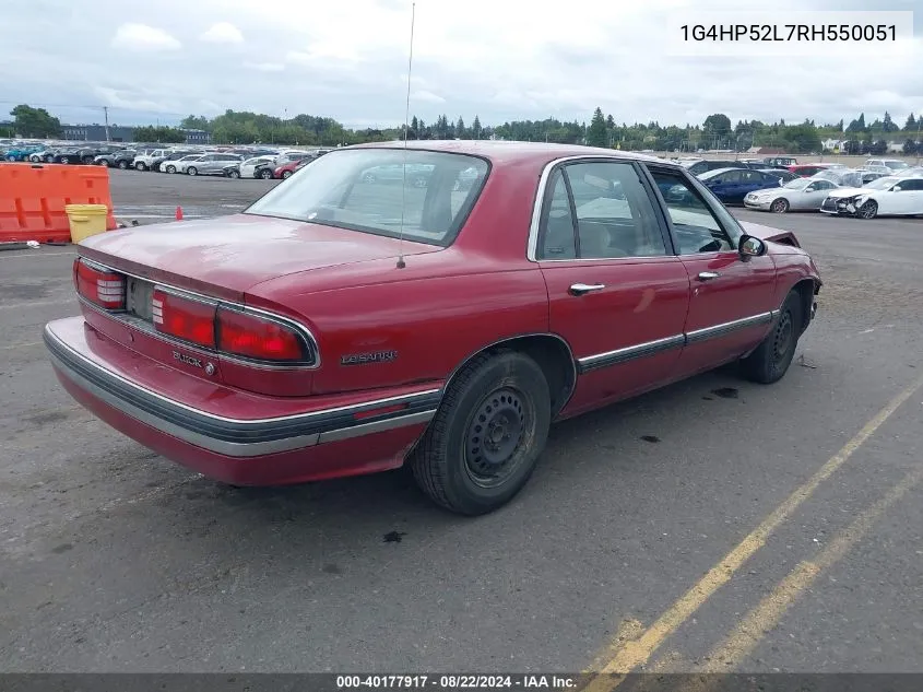 1994 Buick Lesabre Custom VIN: 1G4HP52L7RH550051 Lot: 40177917