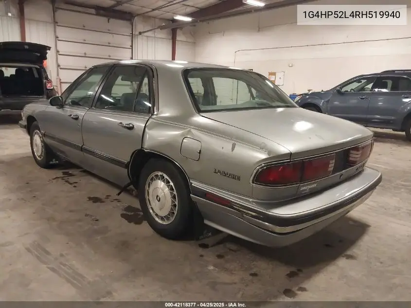 1994 Buick Lesabre Custom VIN: 1G4HP52L4RH519940 Lot: 42118377