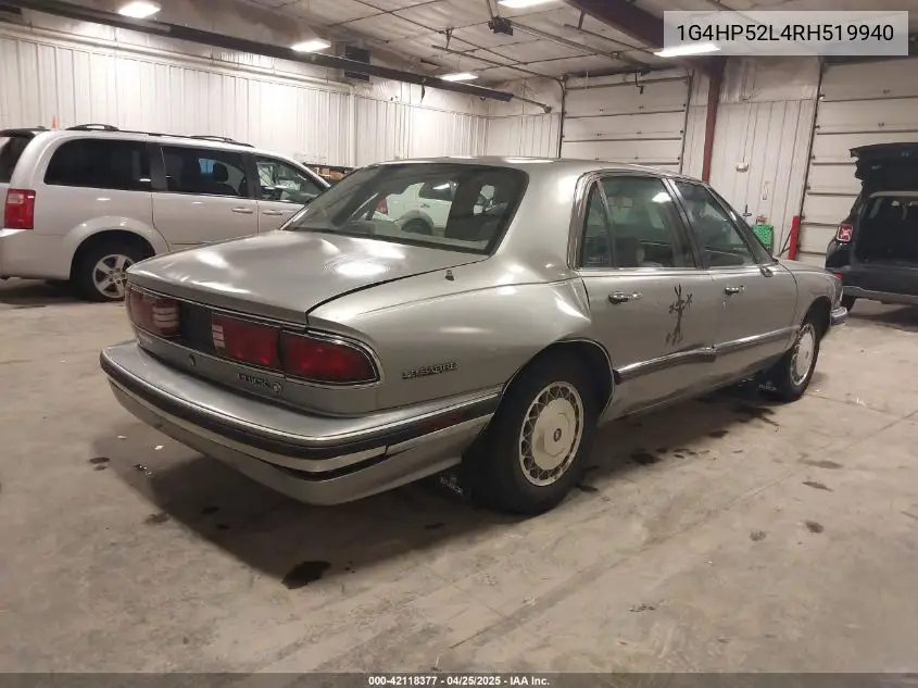 1994 Buick Lesabre Custom VIN: 1G4HP52L4RH519940 Lot: 42118377