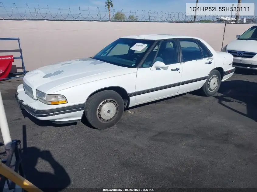 1995 Buick Lesabre Custom VIN: 1G4HP52L5SH533111 Lot: 42086587