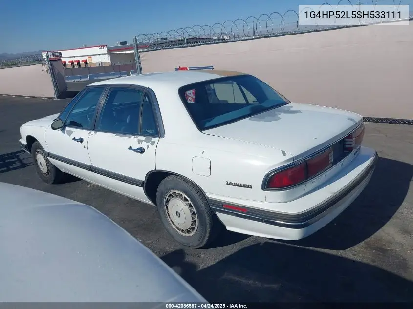 1995 Buick Lesabre Custom VIN: 1G4HP52L5SH533111 Lot: 42086587