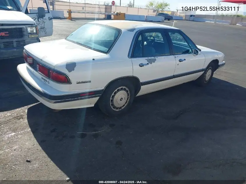 1995 Buick Lesabre Custom VIN: 1G4HP52L5SH533111 Lot: 42086587