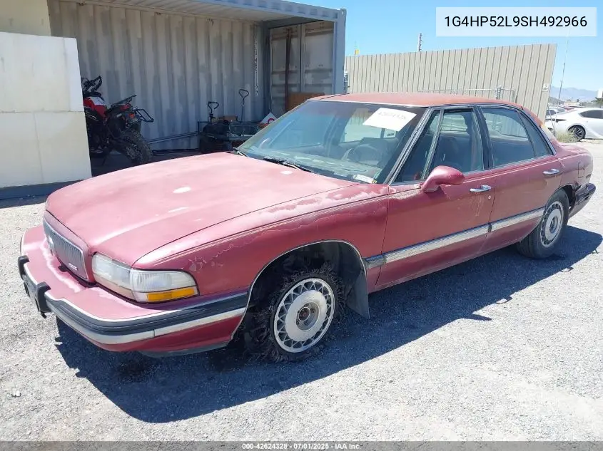 1995 Buick Lesabre Custom VIN: 1G4HP52L9SH492966 Lot: 42624328
