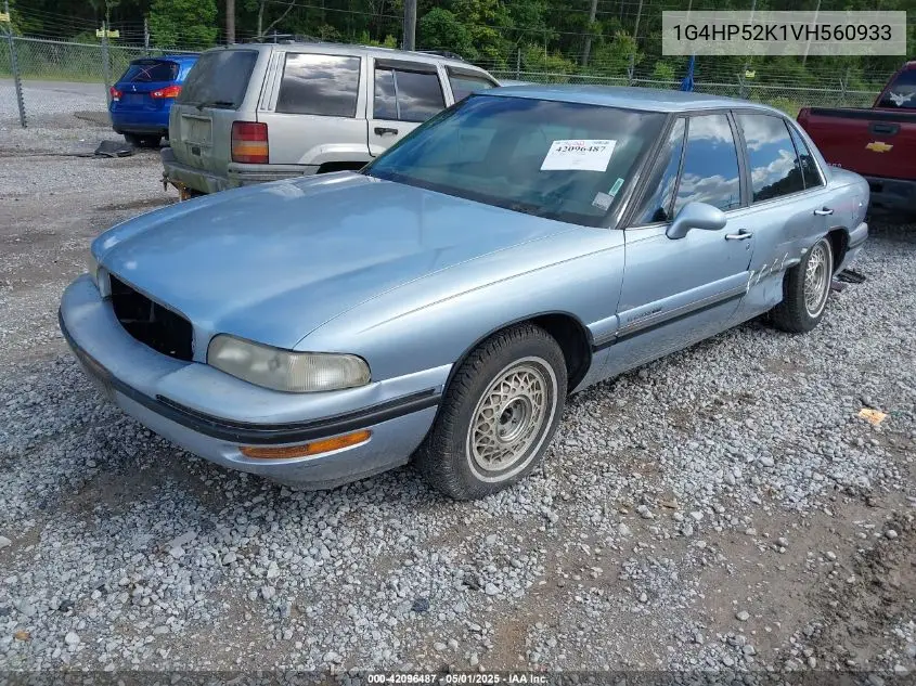 1997 Buick Lesabre Custom VIN: 1G4HP52K1VH560933 Lot: 42096487