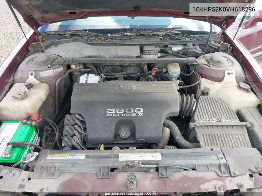 1997 Buick Lesabre Custom VIN: 1G4HP52K0VH618286 Lot: 42147847