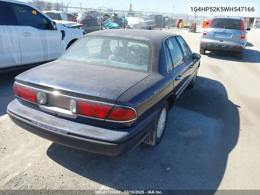 1998 Buick Lesabre Custom VIN: 1G4HP52K5WH547166 Lot: 41720652