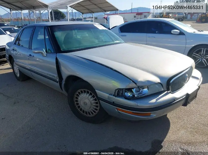 1998 Buick Lesabre Custom Cmi VIN: 1G4HP52K0WH465331 Lot: 41965061