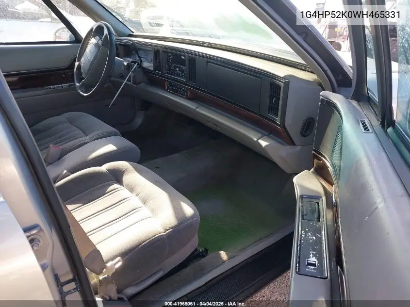 1998 Buick Lesabre Custom Cmi VIN: 1G4HP52K0WH465331 Lot: 41965061