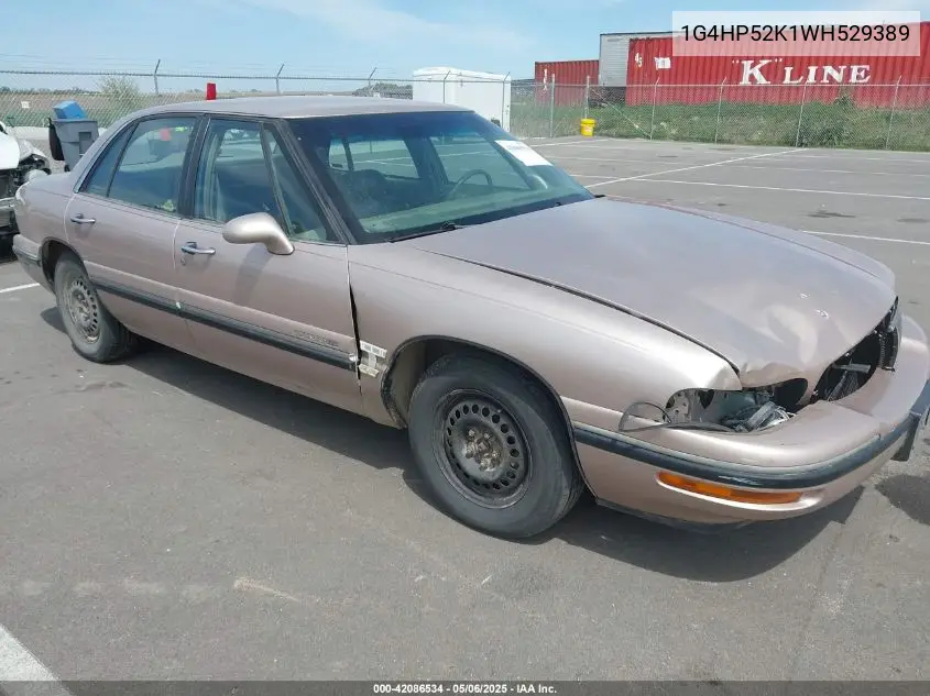1998 Buick Lesabre Custom VIN: 1G4HP52K1WH529389 Lot: 42086534