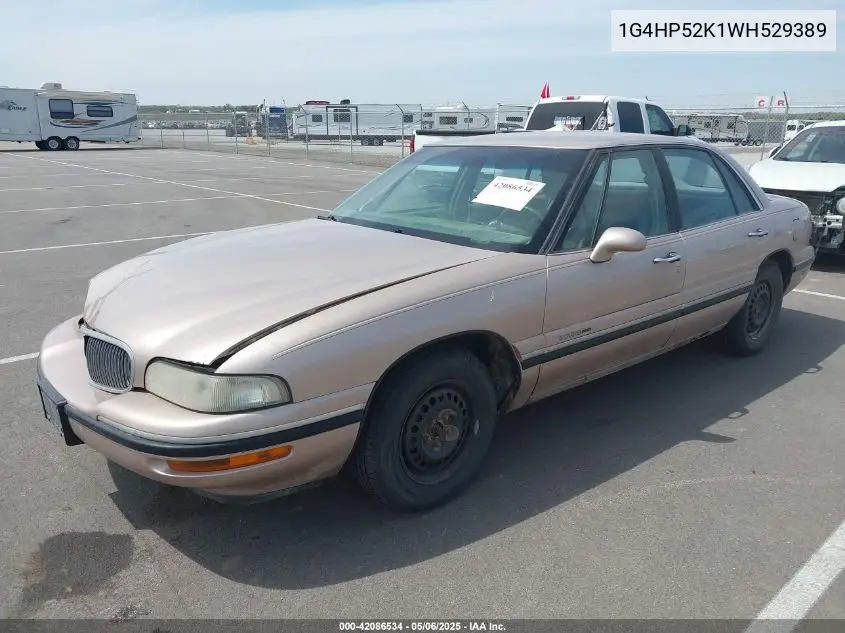 1998 Buick Lesabre Custom VIN: 1G4HP52K1WH529389 Lot: 42086534